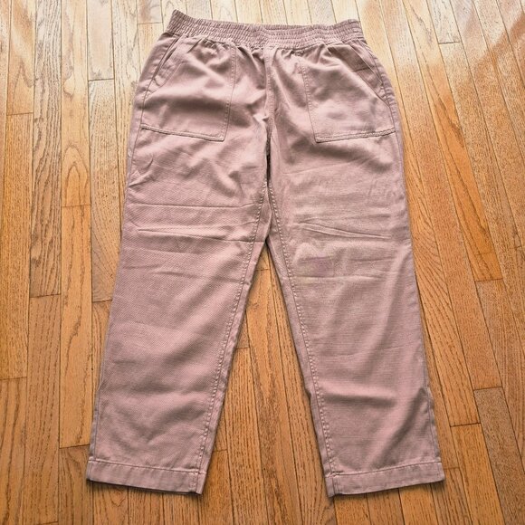 Dunnes Stores Women’s Rose Lyocell Cotton Jogger Trousers Size 16-18 - Picture 1 of 10